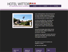 Tablet Screenshot of hotel-wittorf.de
